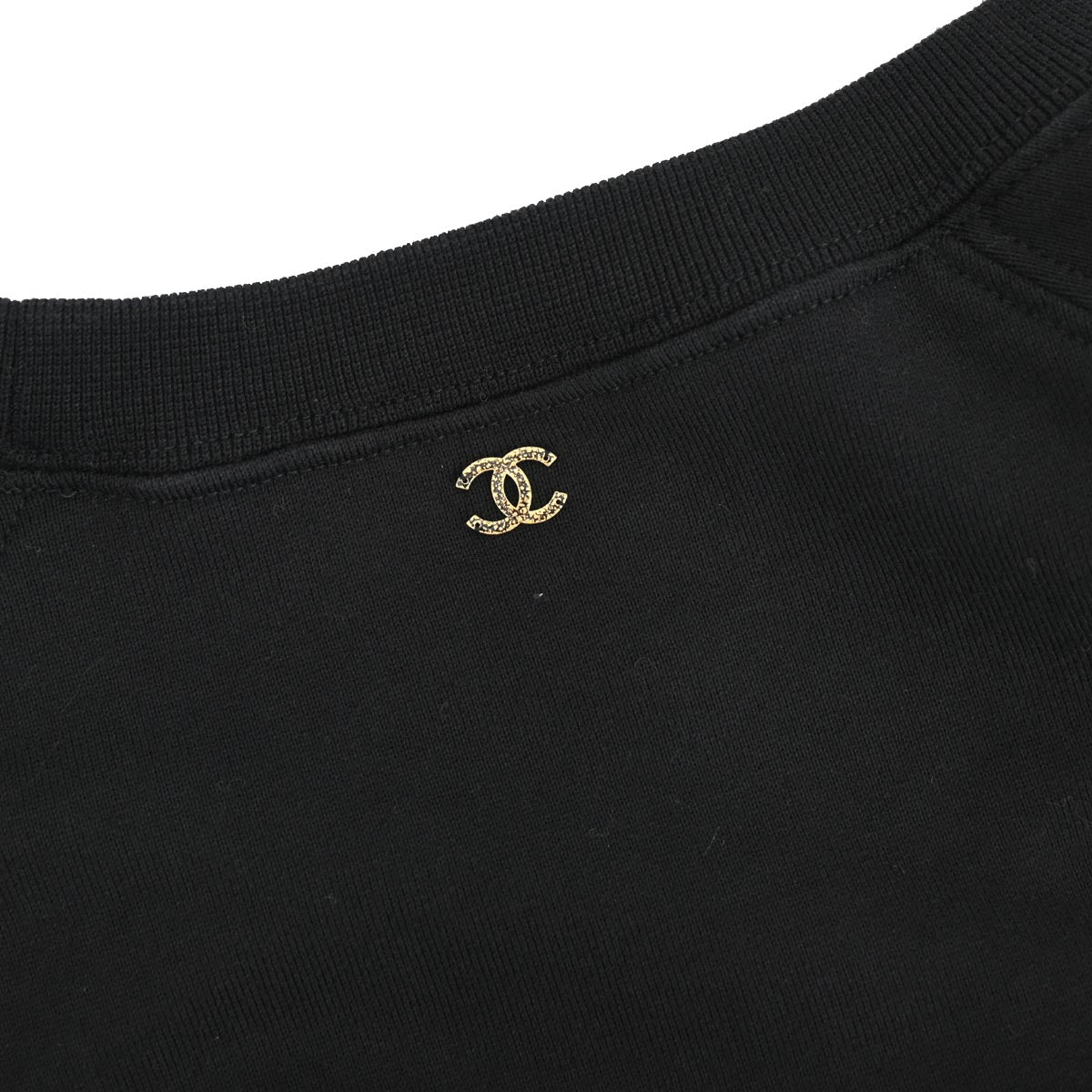 Chanel 2017 T-shirt Top Black #M