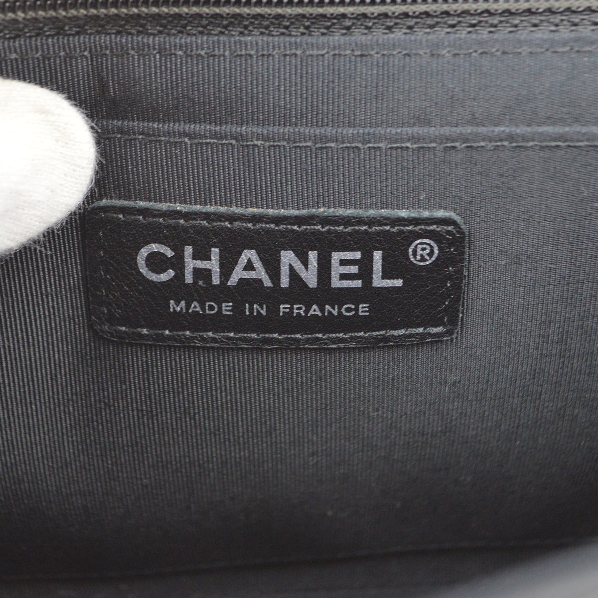 Chanel 2010-2011 Black Lambskin Ladybug Single Flap Shoulder Bag