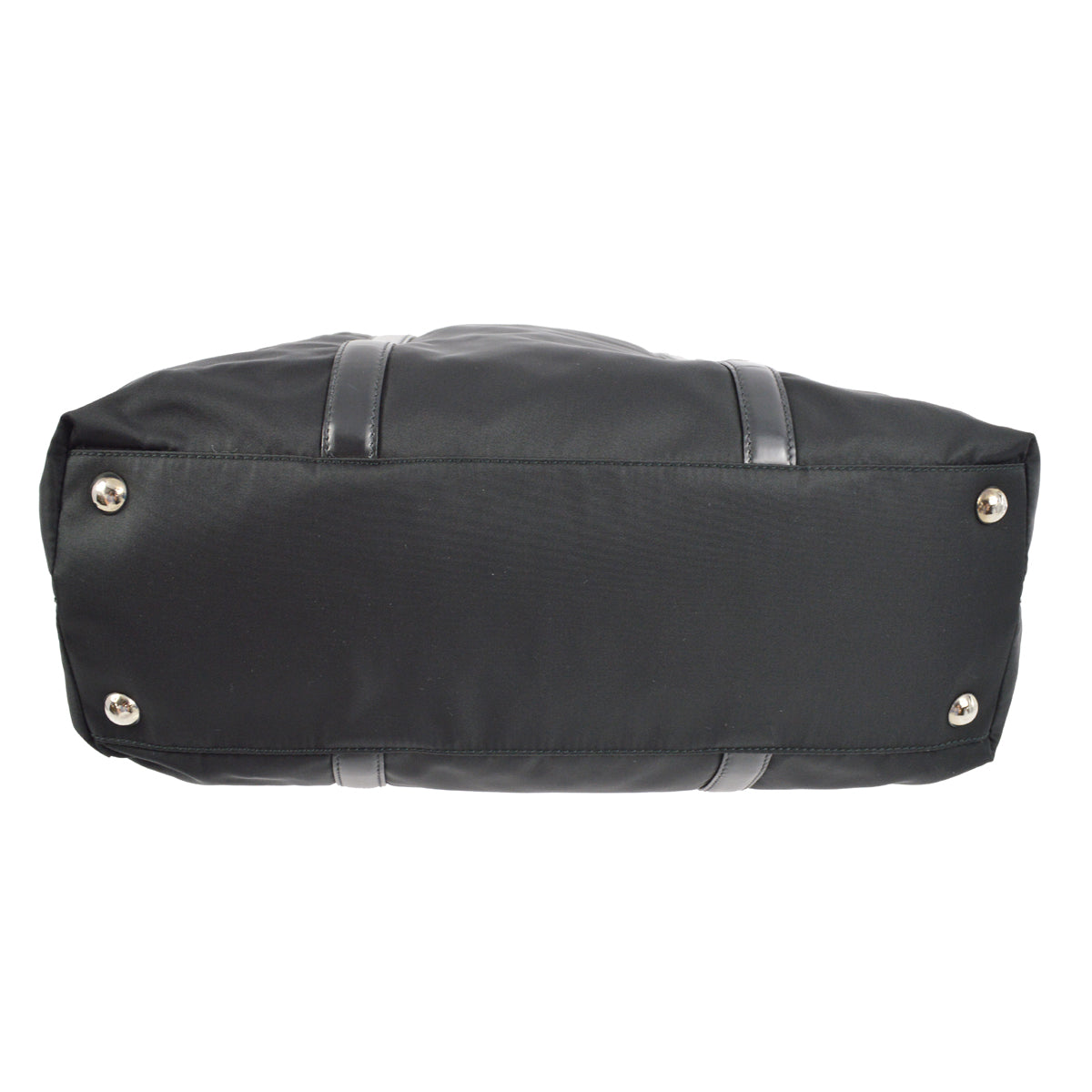 Prada Black Nylon 2way Tote Handbag