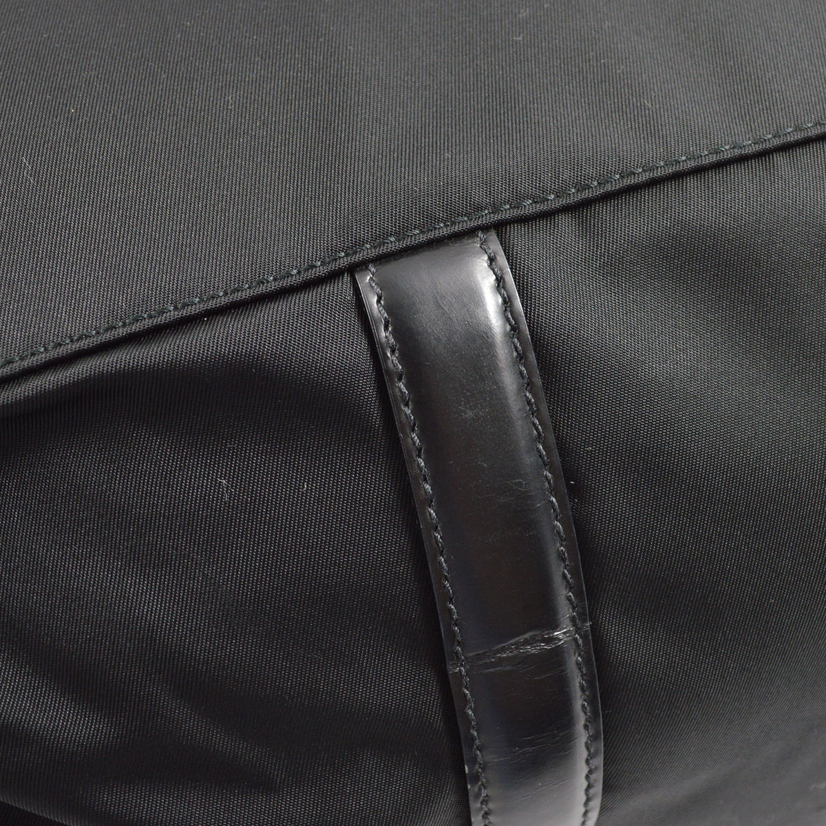 Prada Black Nylon 2way Tote Handbag