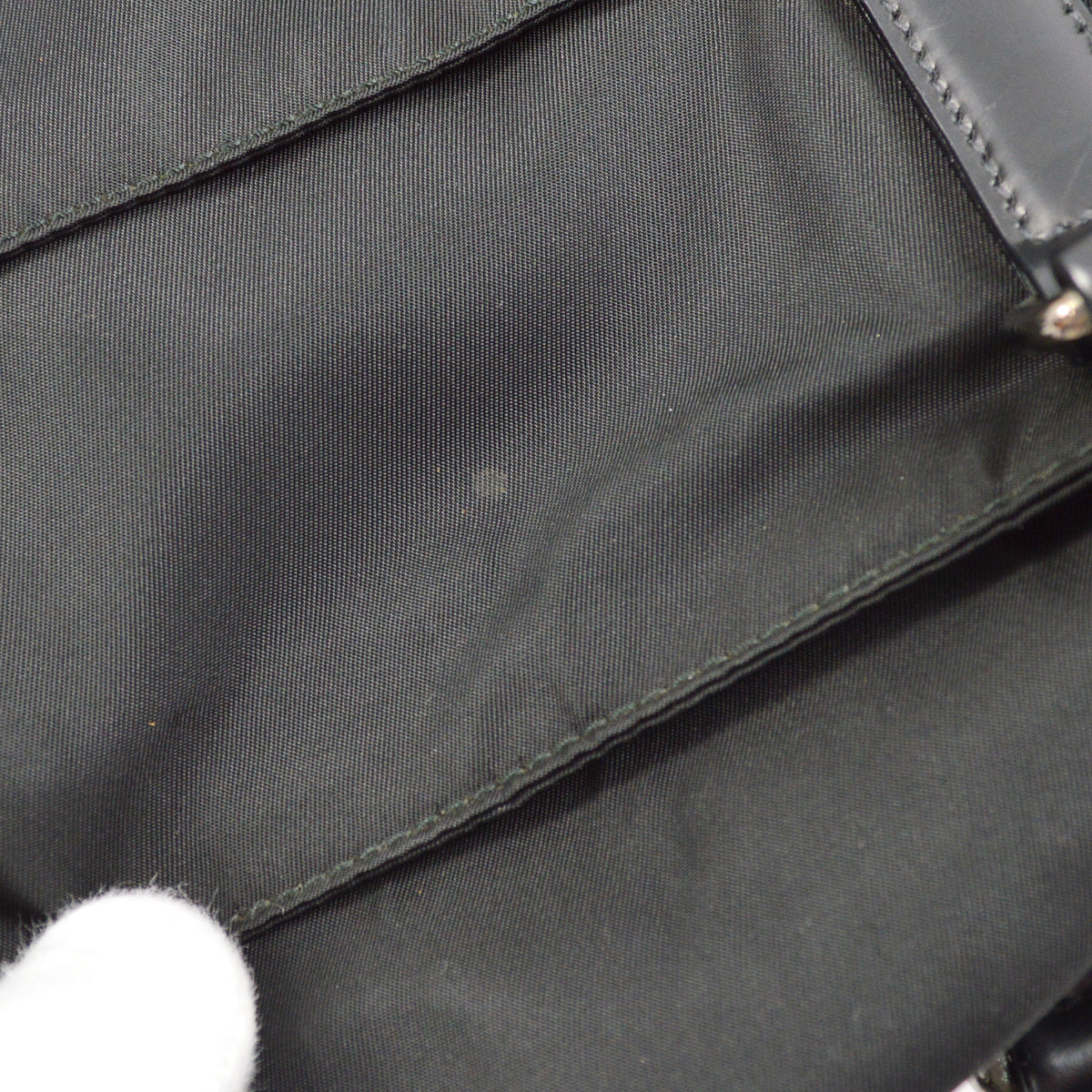 Prada Black Nylon 2way Tote Handbag