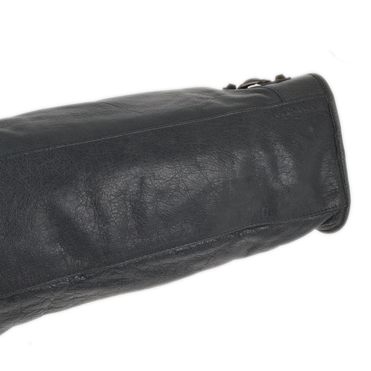 Balenciaga Gray Sheepskin Giant City Handbag