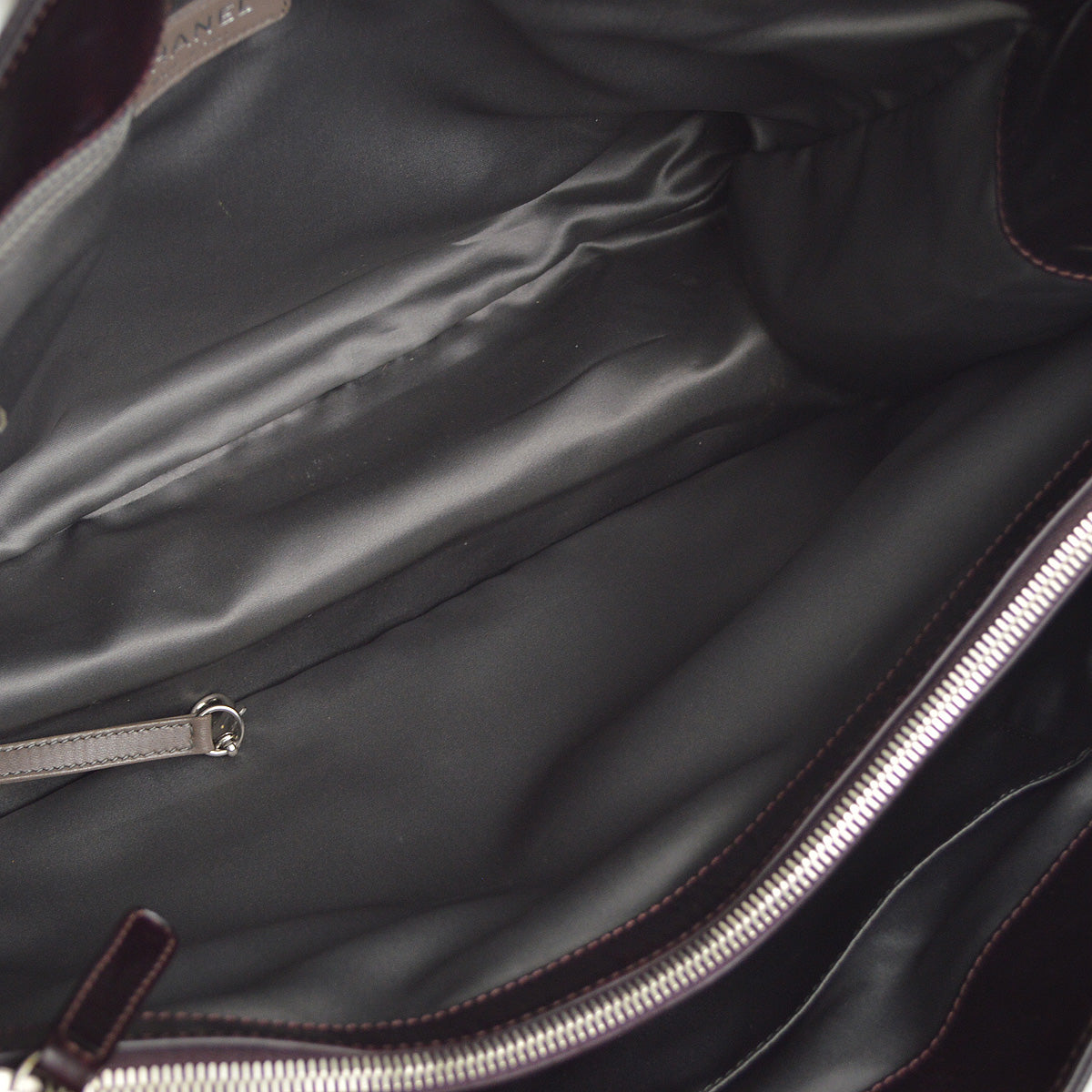 Chanel 2010-2011 Black Chain Tote Handbag
