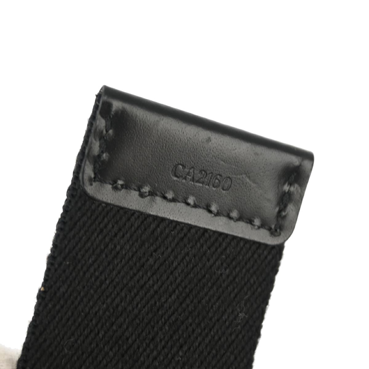 Louis Vuitton 2010 Black Ceinture Buckle Belt M9801 #85/34 Small Good