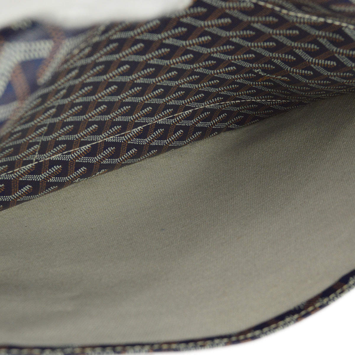 Goyard 2018 Blue Capetien MM Messenger Bag