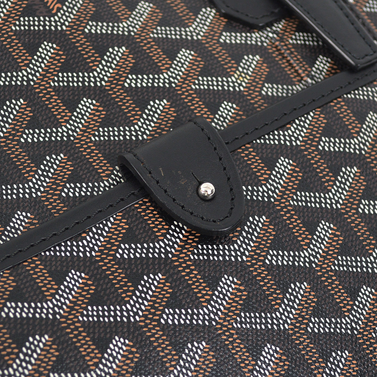 Goyard 2010 Black Diplomat Briefcase Business Handbag