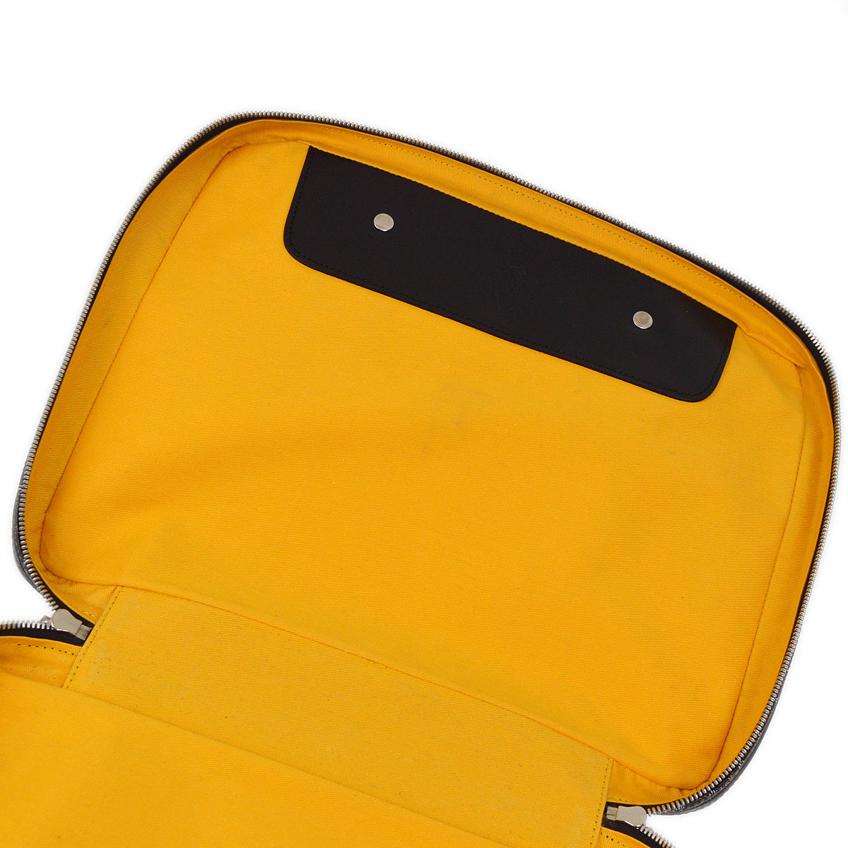 Goyard 2010 Black Diplomat Briefcase Business Handbag