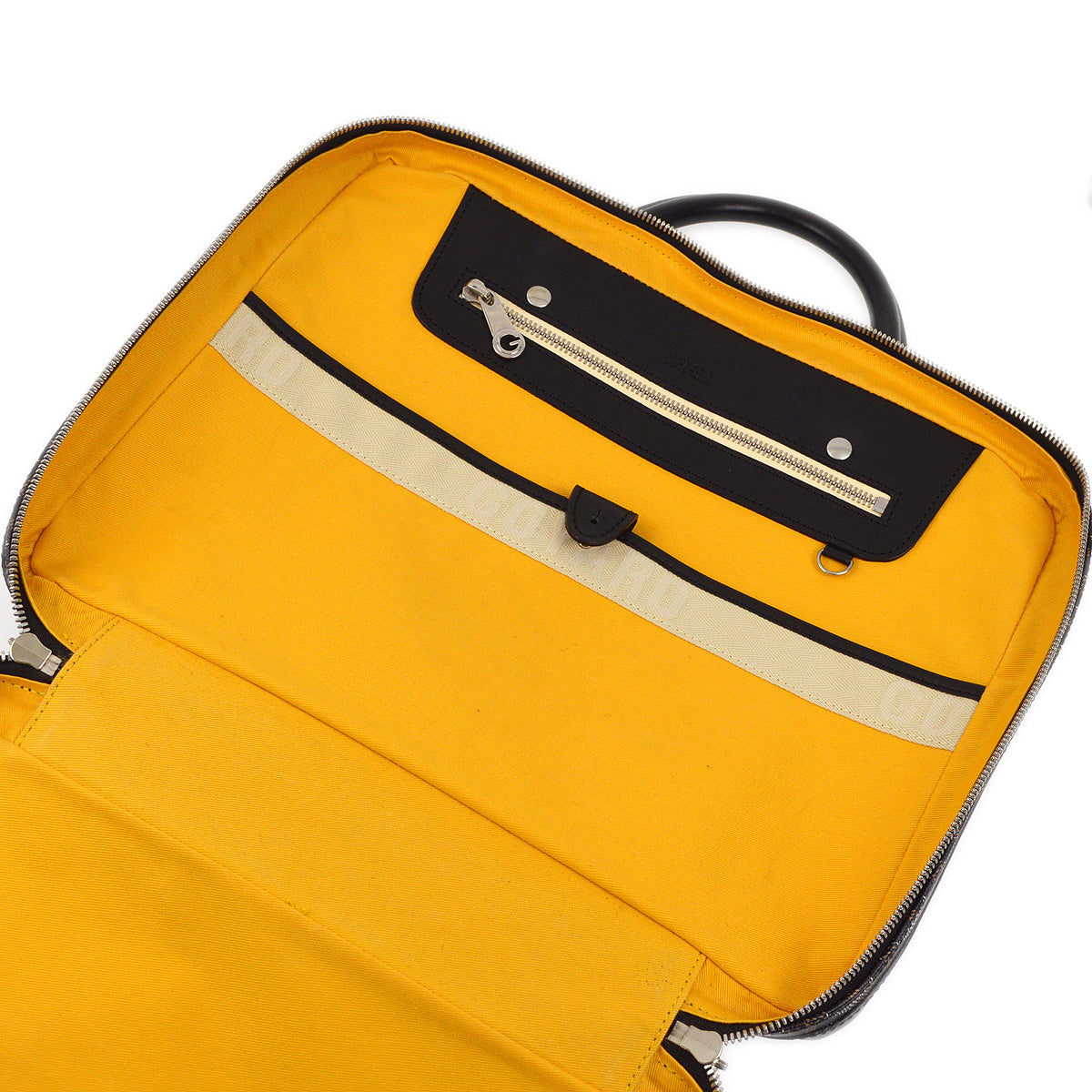 Goyard 2010 Black Diplomat Briefcase Business Handbag