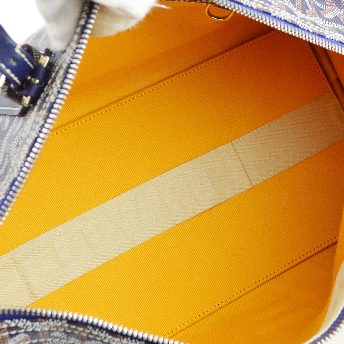 Goyard 2012 Blue Croisiere 40 Duffle Handbag