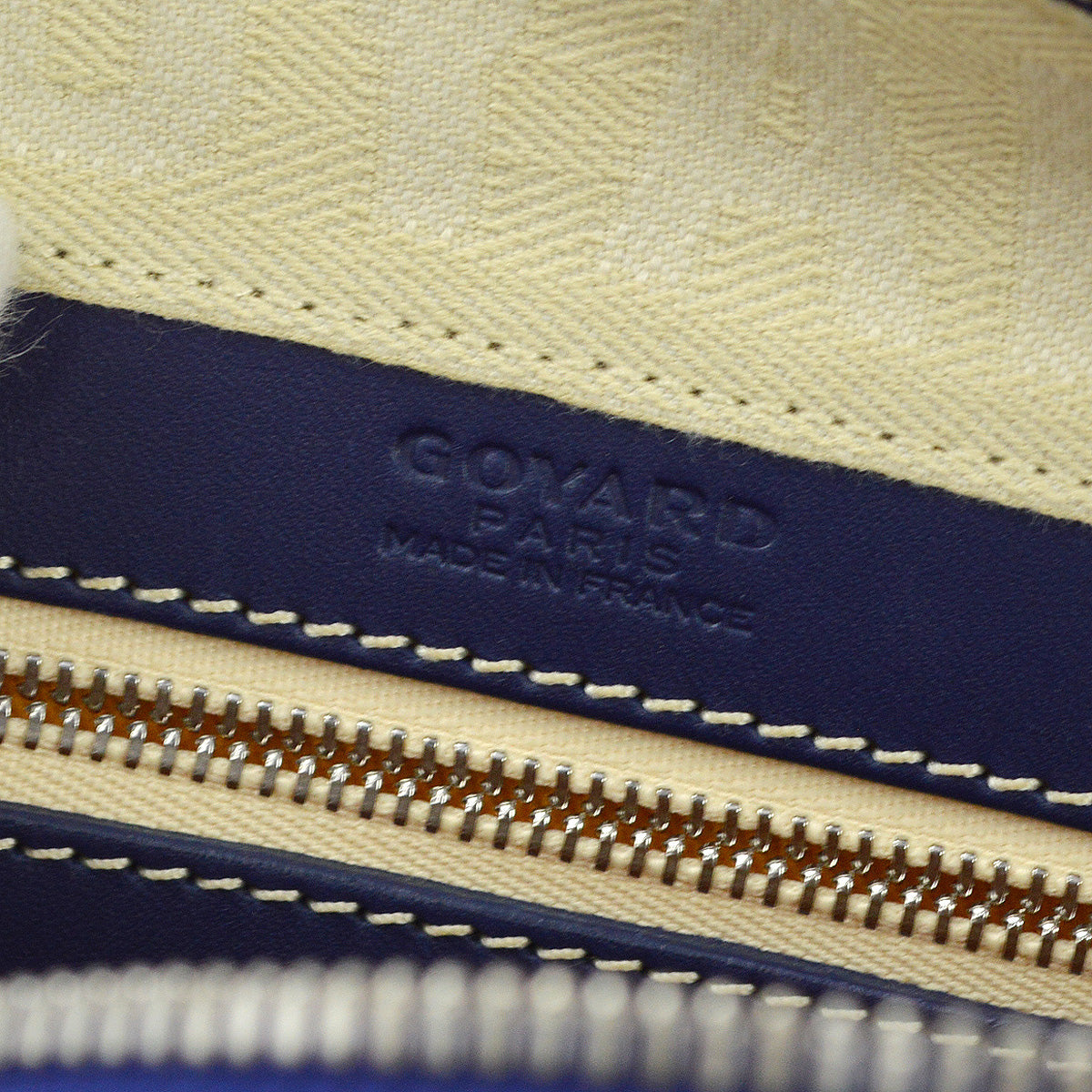 Goyard 2012 Blue Croisiere 40 Duffle Handbag