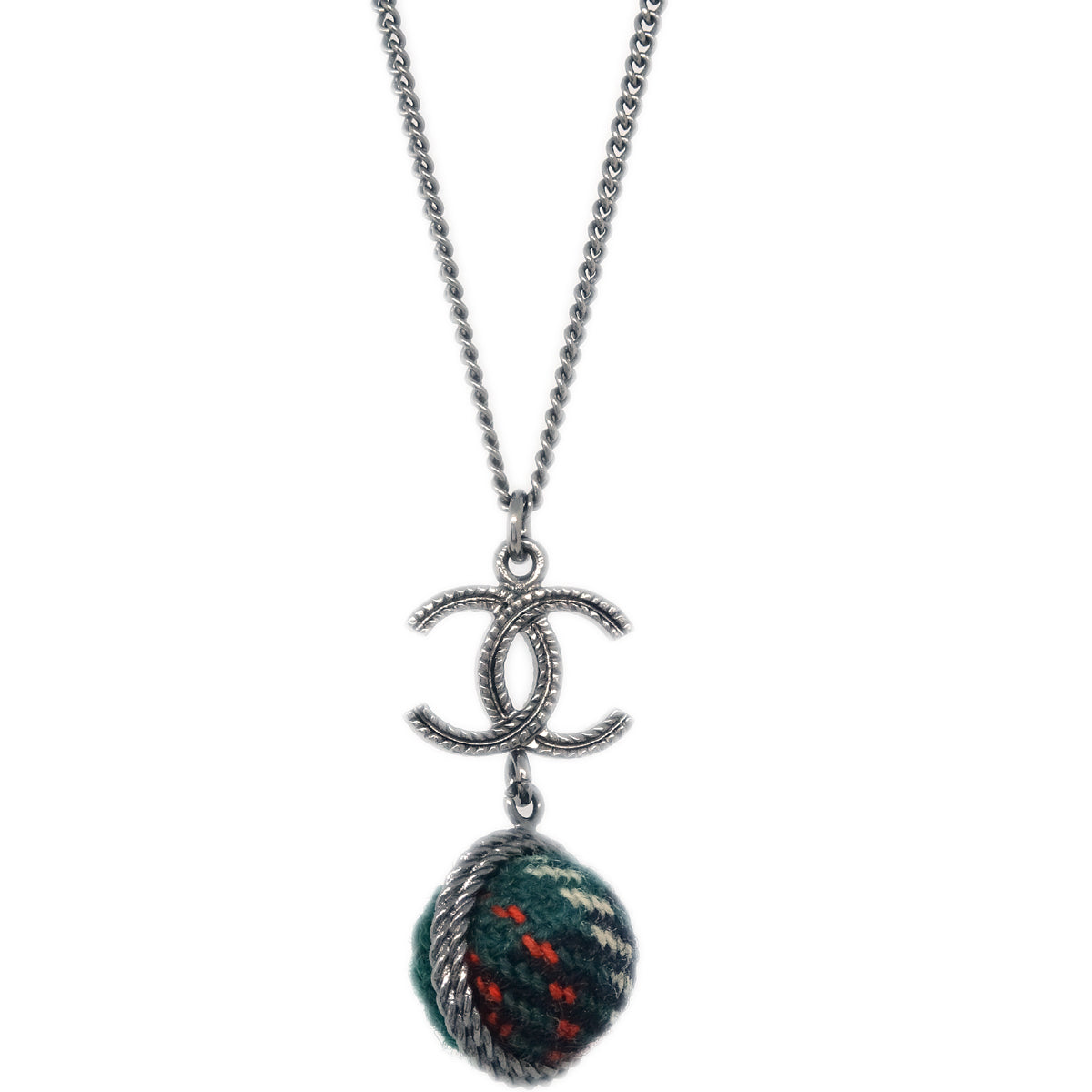 Chanel 2013 Silver Necklace Pendant B13A