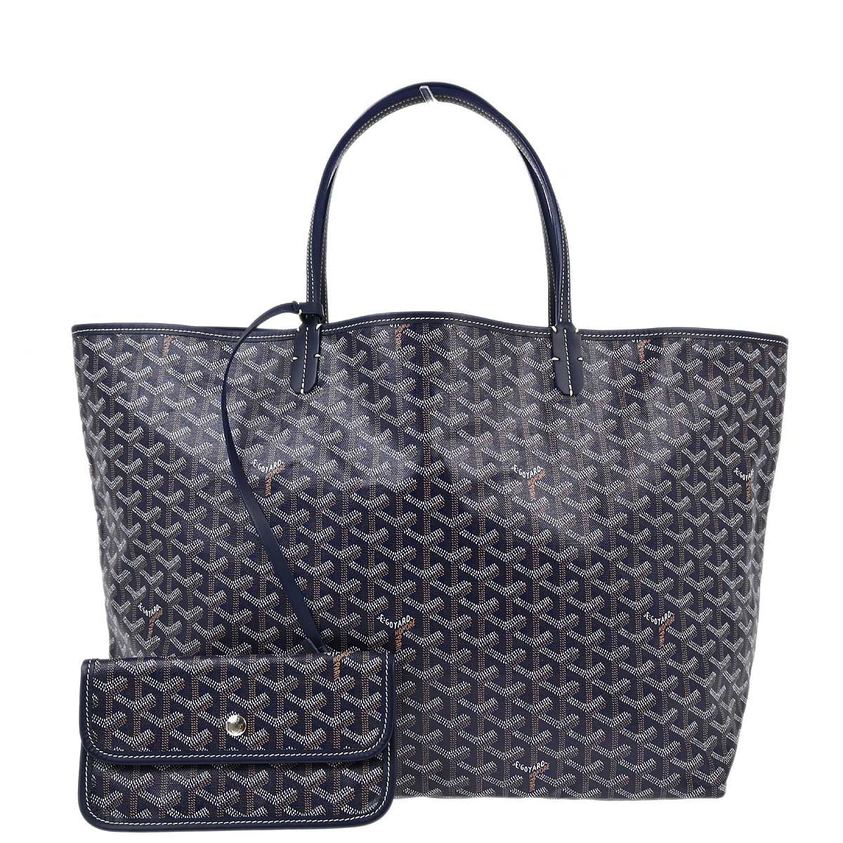 Goyard Navy Saint Louis GM Tote Handbag