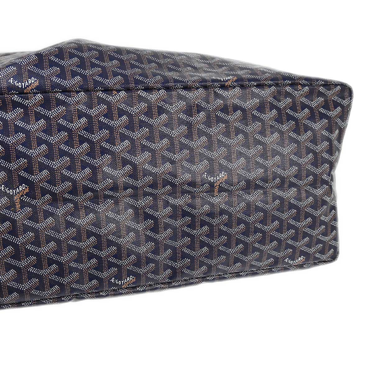 Goyard Navy Saint Louis GM Tote Handbag