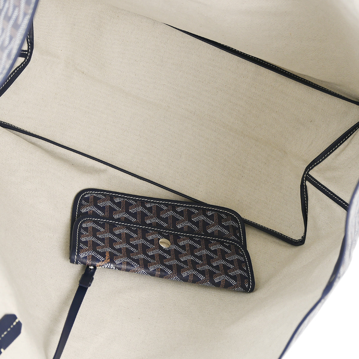 Goyard Navy Saint Louis GM Tote Handbag
