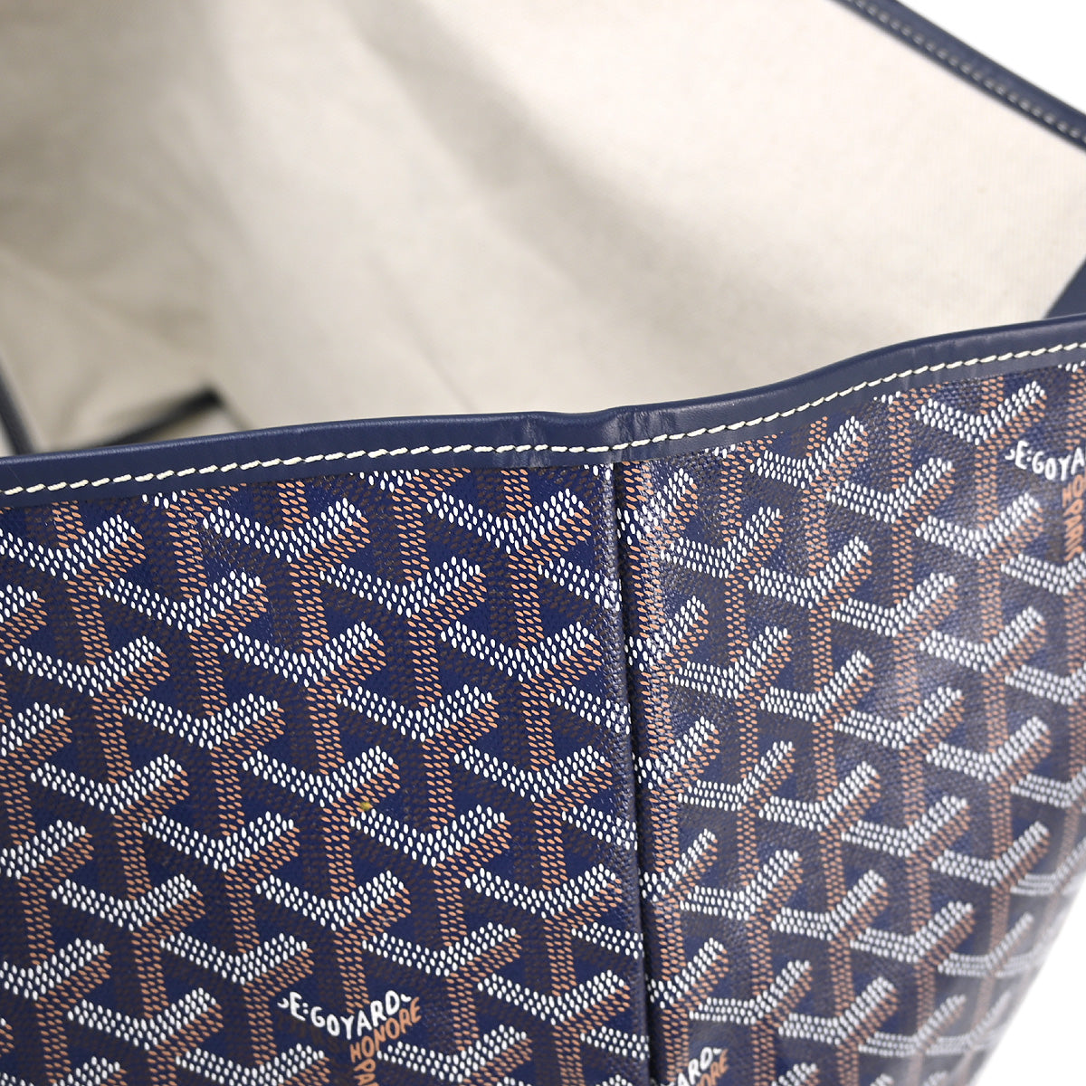 Goyard Navy Saint Louis GM Tote Handbag
