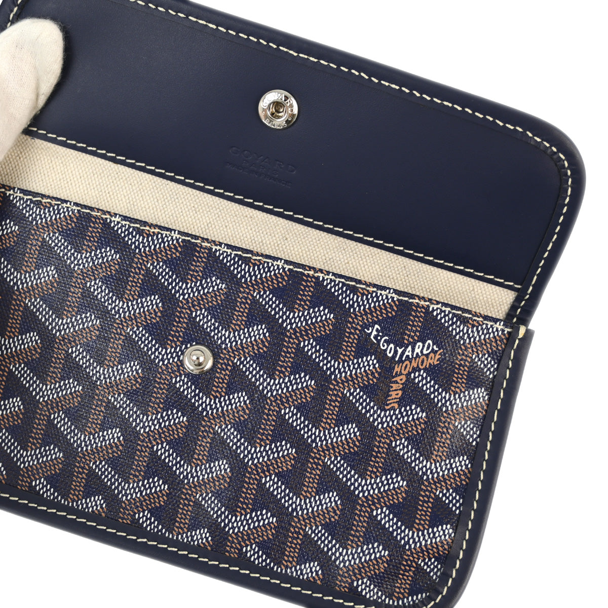 Goyard Navy Saint Louis GM Tote Handbag