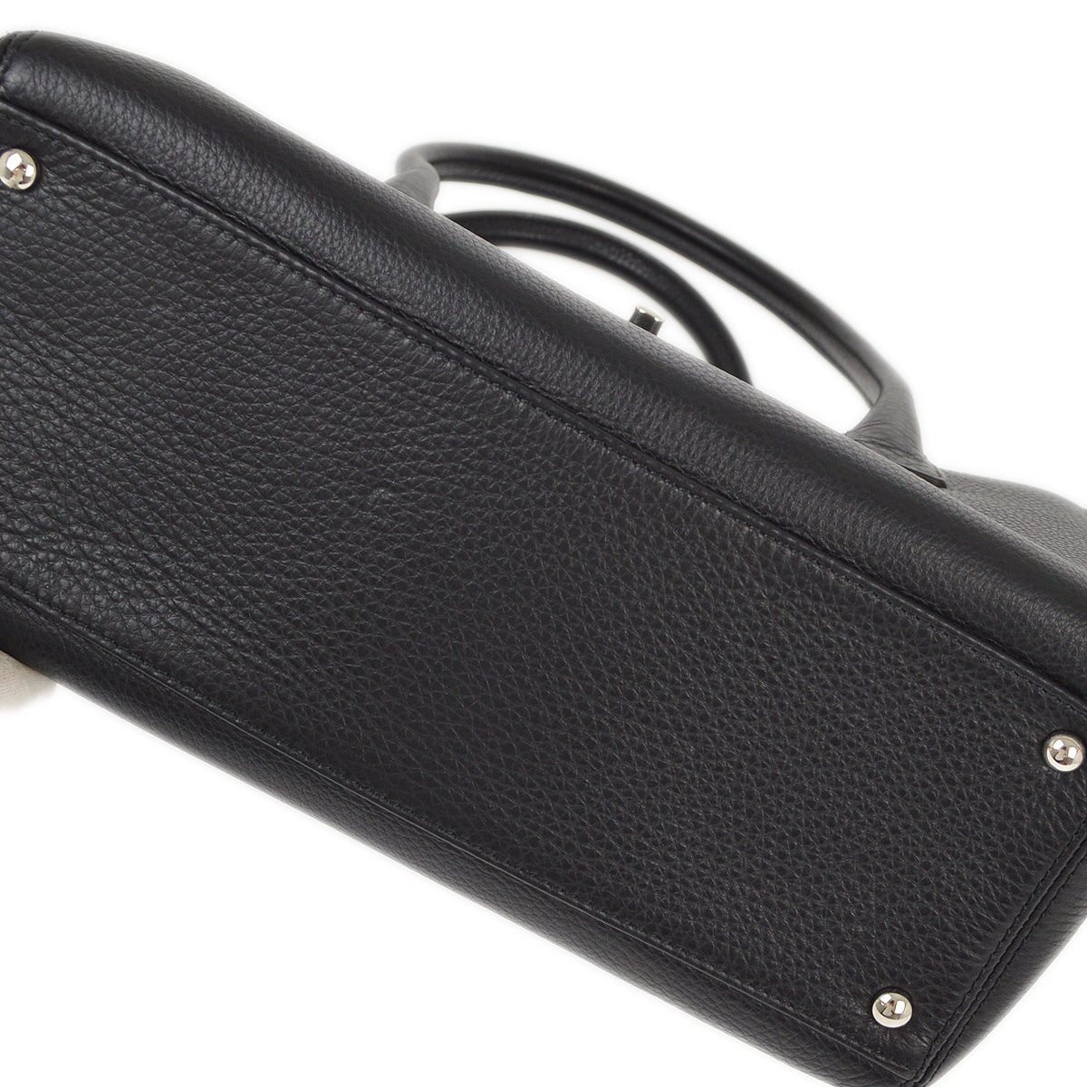 Chanel 2014 Black Calfskin Executive Cerf Tote Shoulder Bag