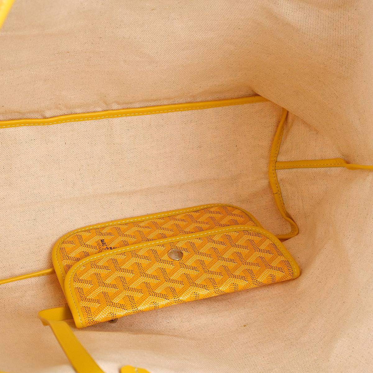 Goyard Yellow Saint Louis PM Tote Handbag