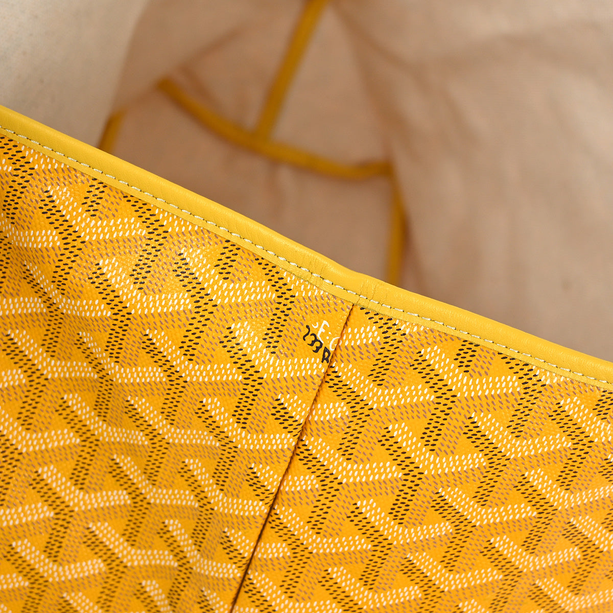 Goyard Yellow Saint Louis PM Tote Handbag
