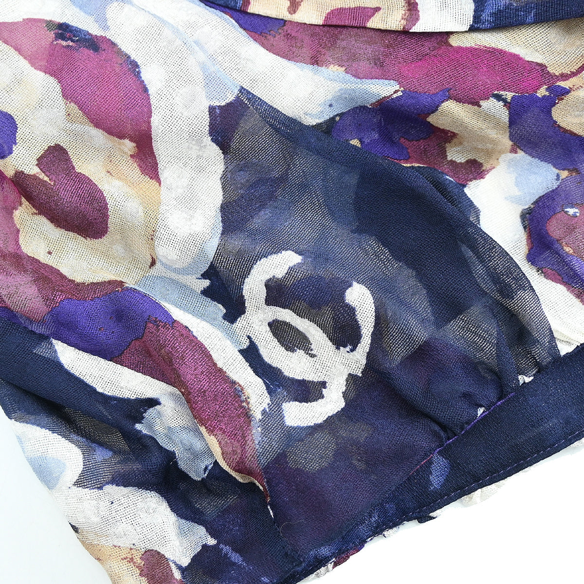 Chanel 2010 Blouse Shirt Navy #38