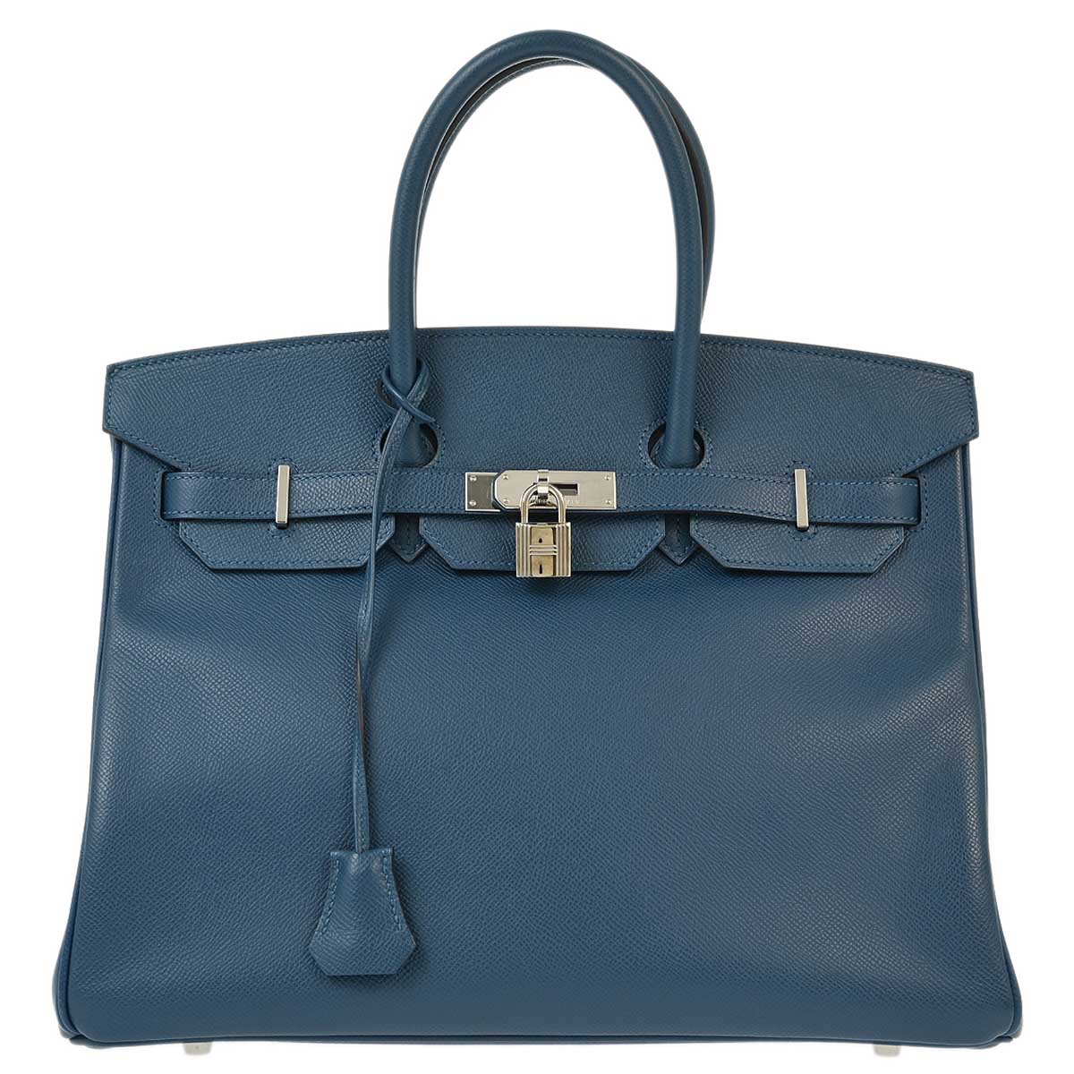 Hermes 2011 Blue Epsom Birkin 35 Handbag
