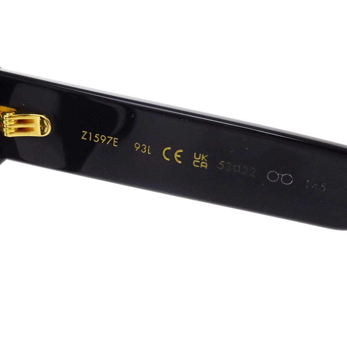 Louis Vuitton Sunglasses Eyewear Black Small Good