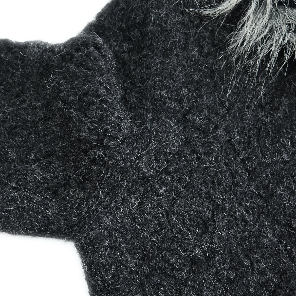 Chanel 2010 Zip Up Cardigan Dark Gray #36