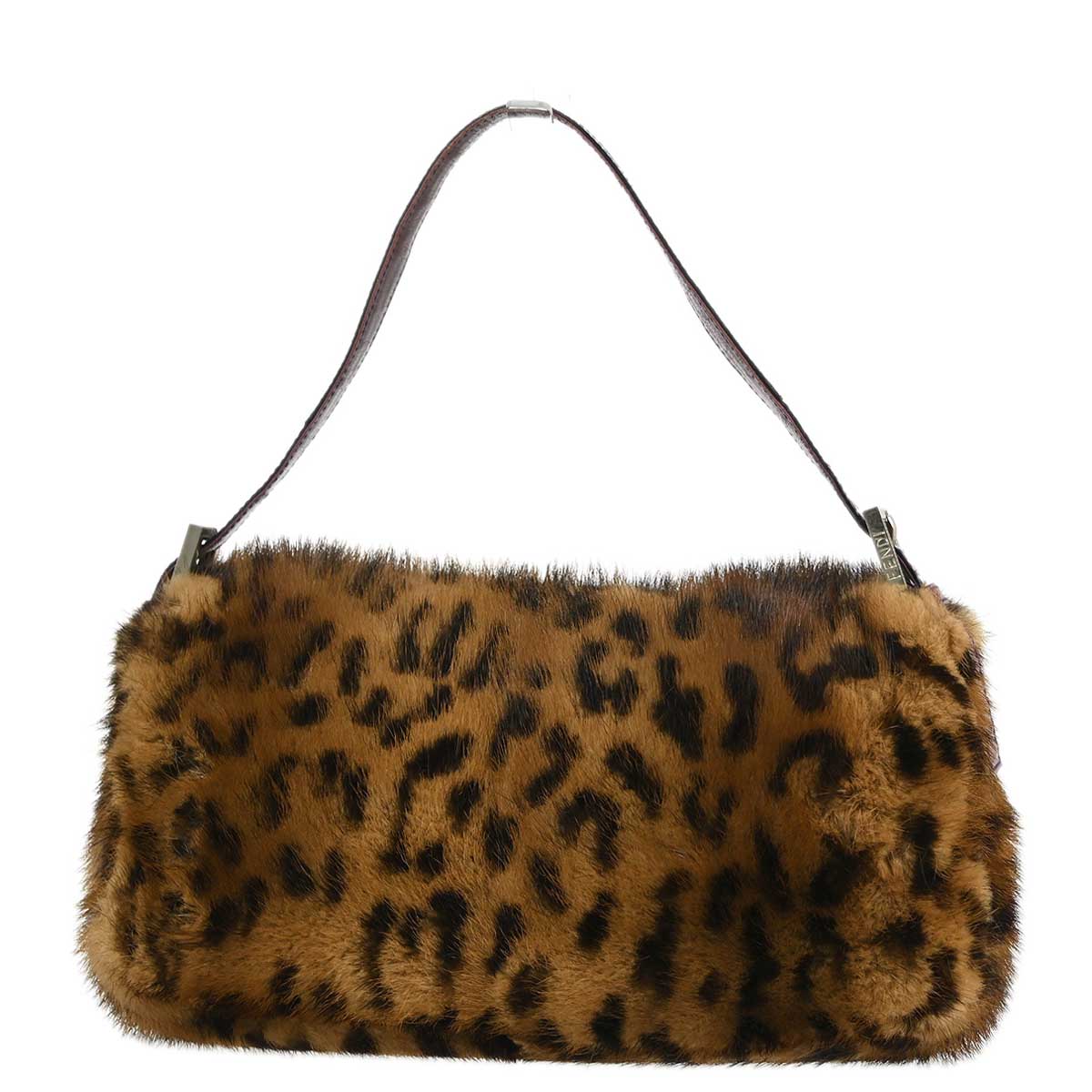 Fendi * Fur Lizard Baguette Handbag