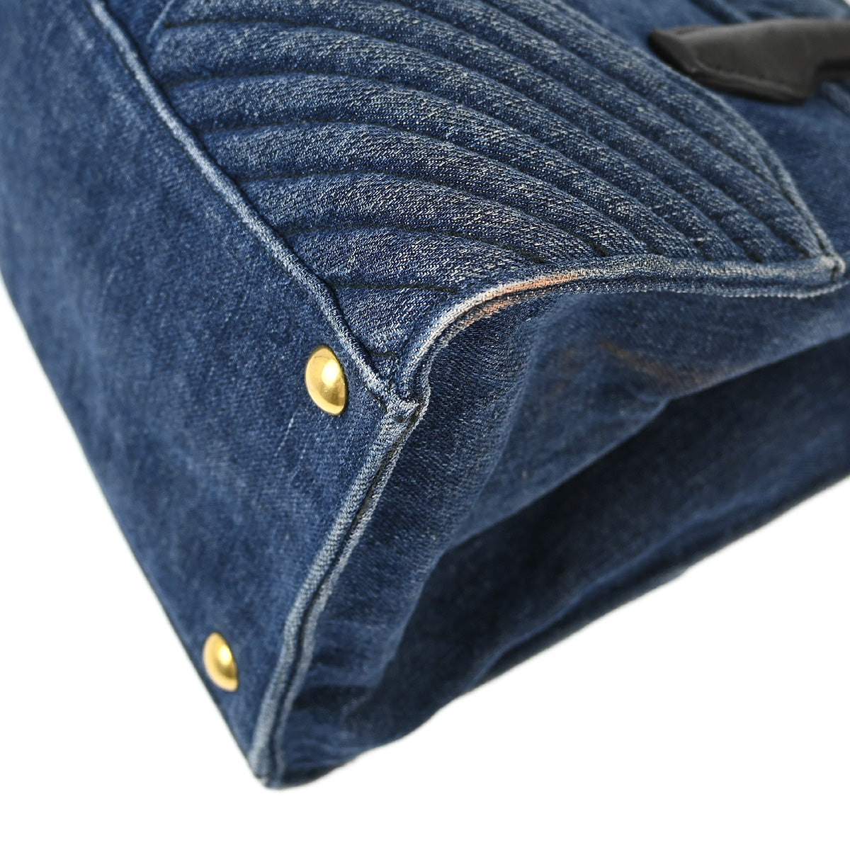 Miu Miu Blue Denim 2way Shoulder Handbag