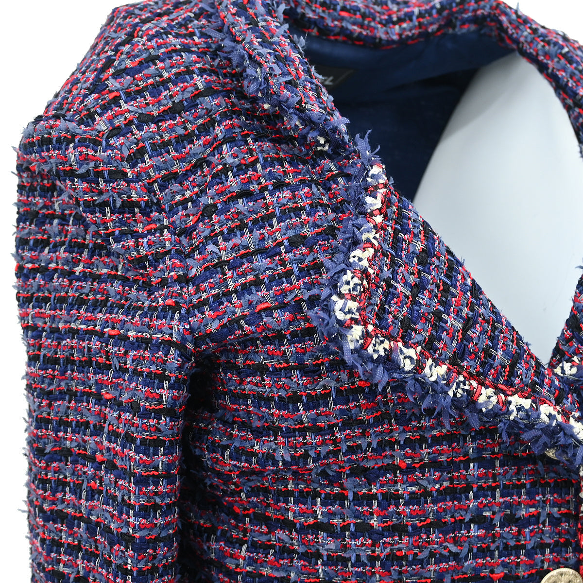 Chanel 2012-2013 Single Breasted Jacket Navy #36