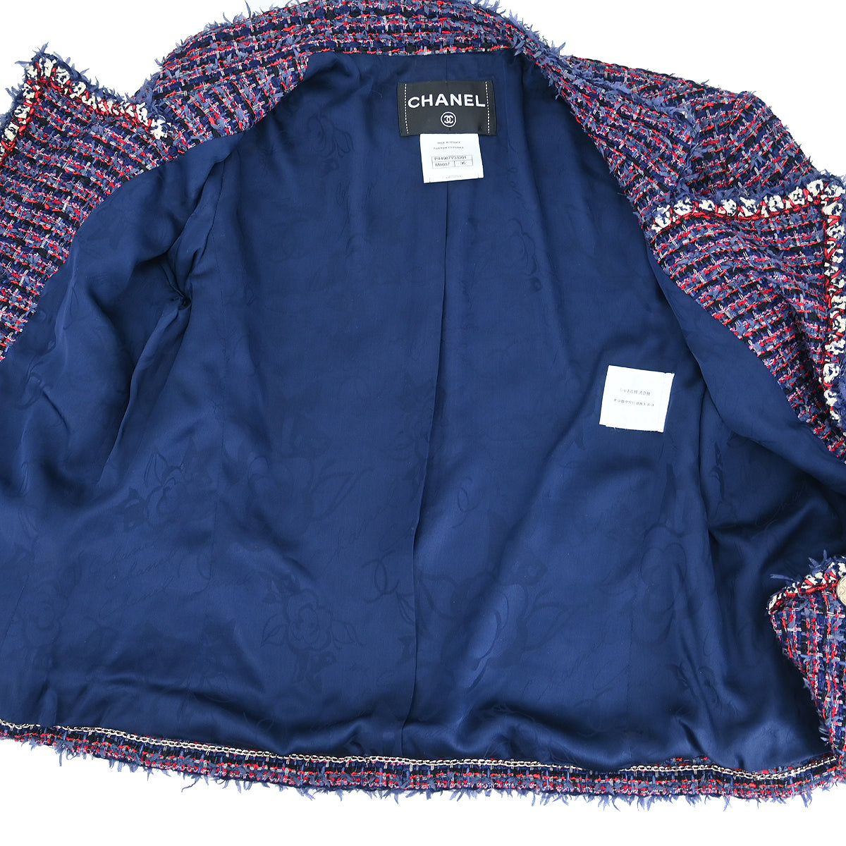 Chanel 2012-2013 Single Breasted Jacket Navy #36