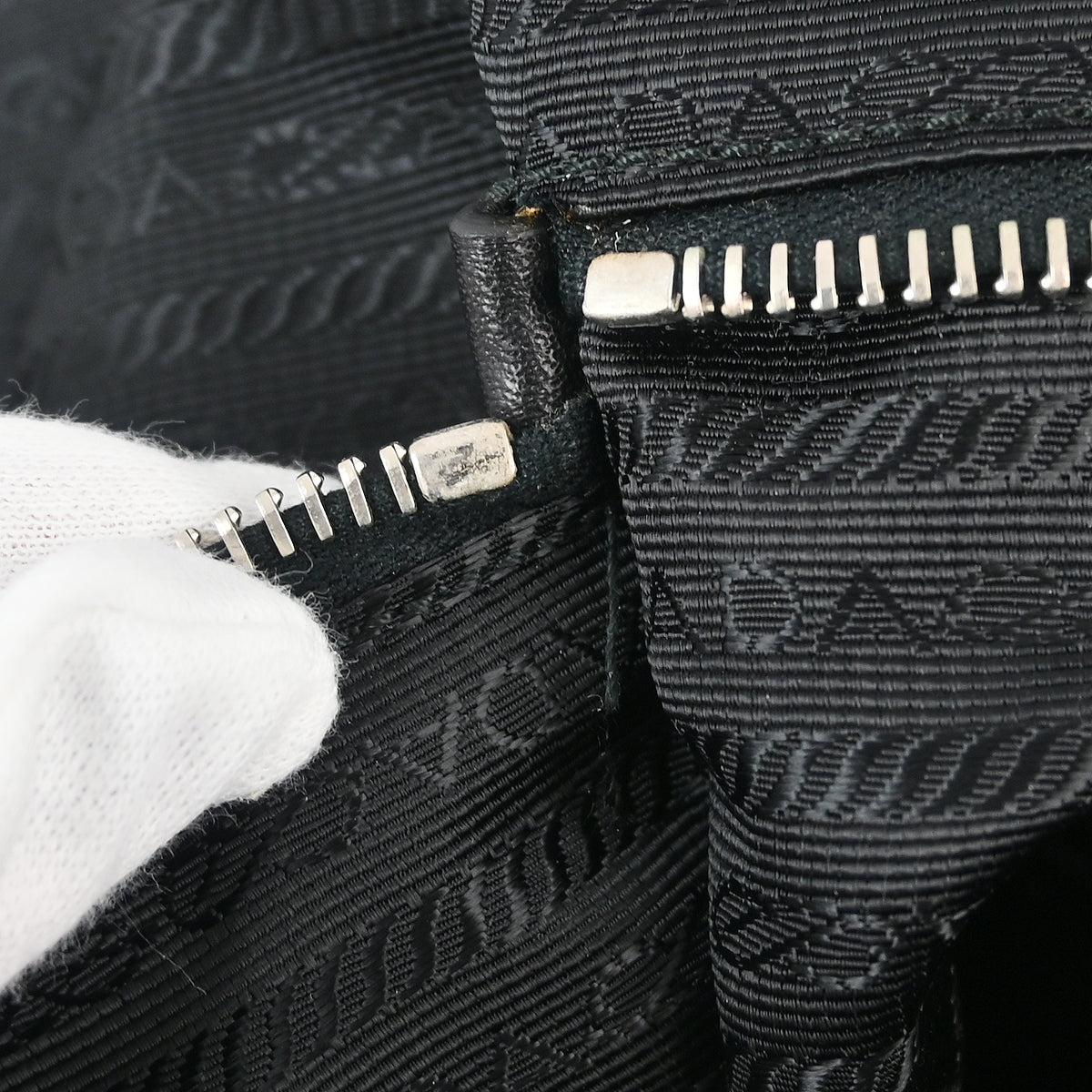 Prada Black Nylon Tote Handbag