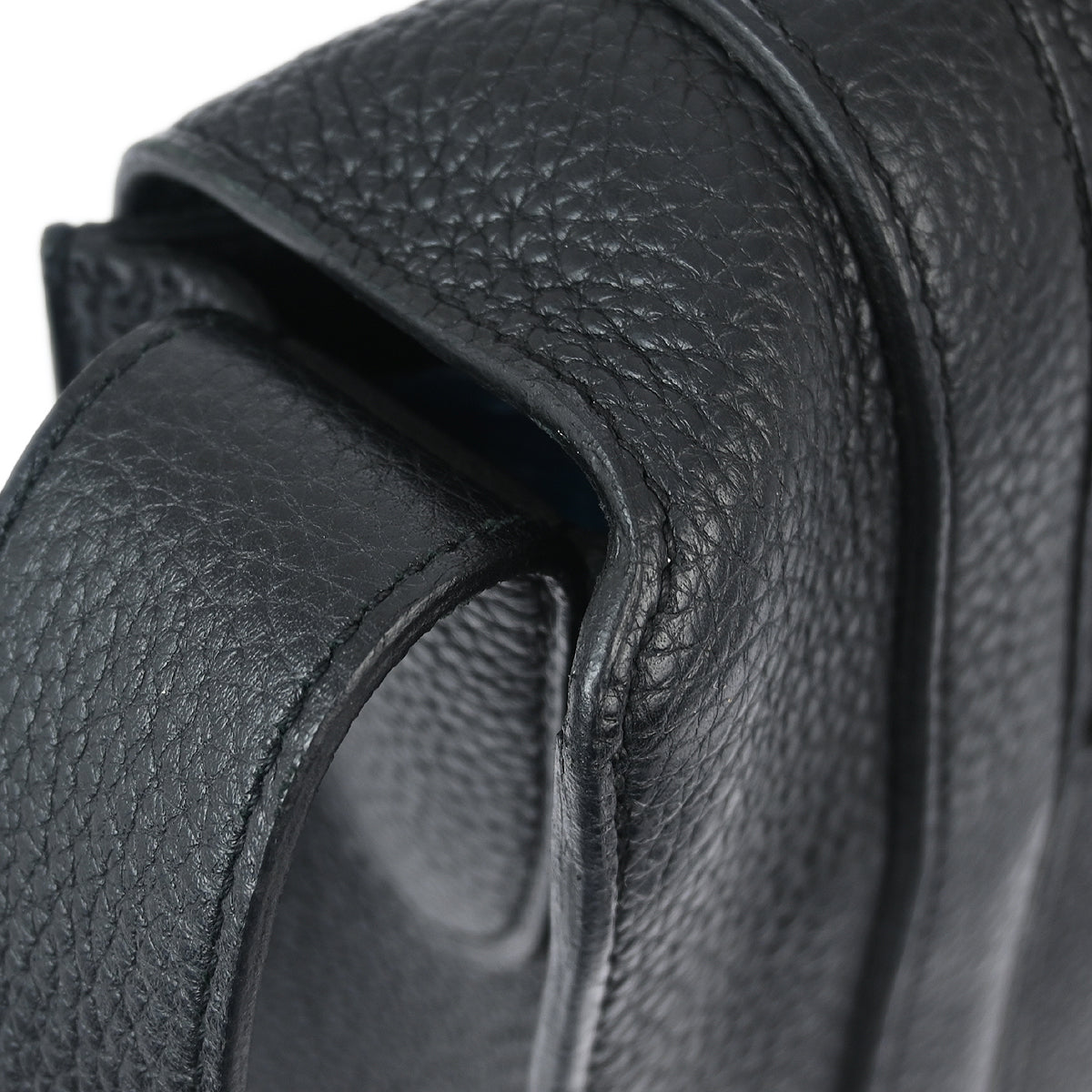 Hermes 2013 Black Taurillon Clemence Steve Caporal 27 Messenger Bag