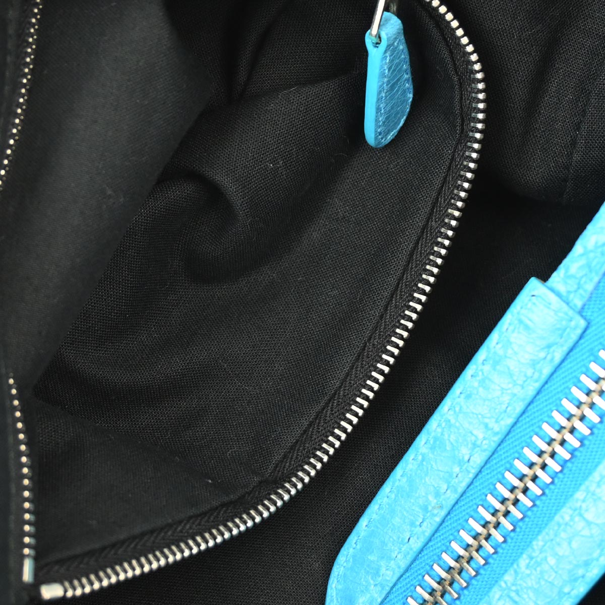 Balenciaga Blue Sheepskin Giant City Handbag