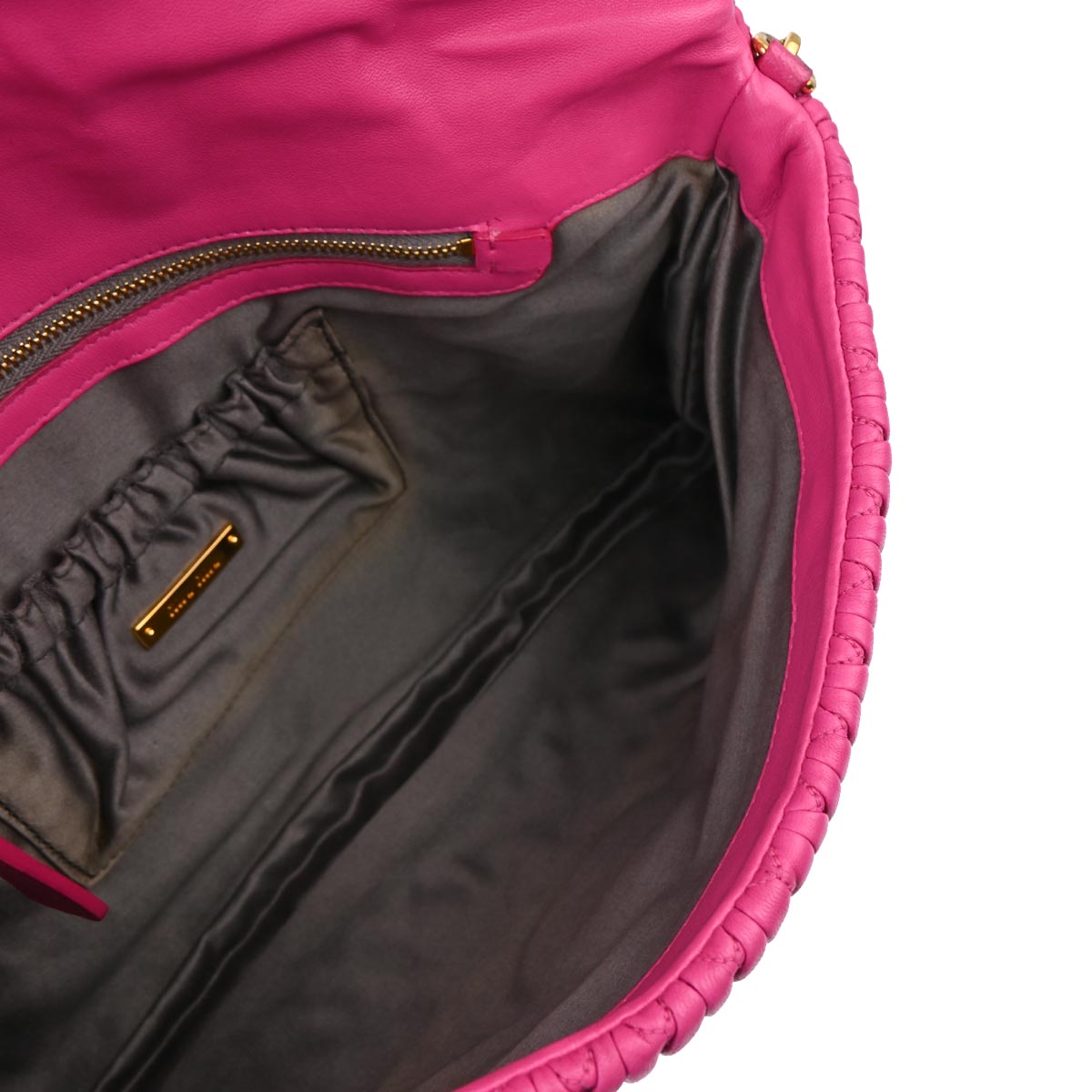 Miu Miu Pink Nappa Crystal Handbag