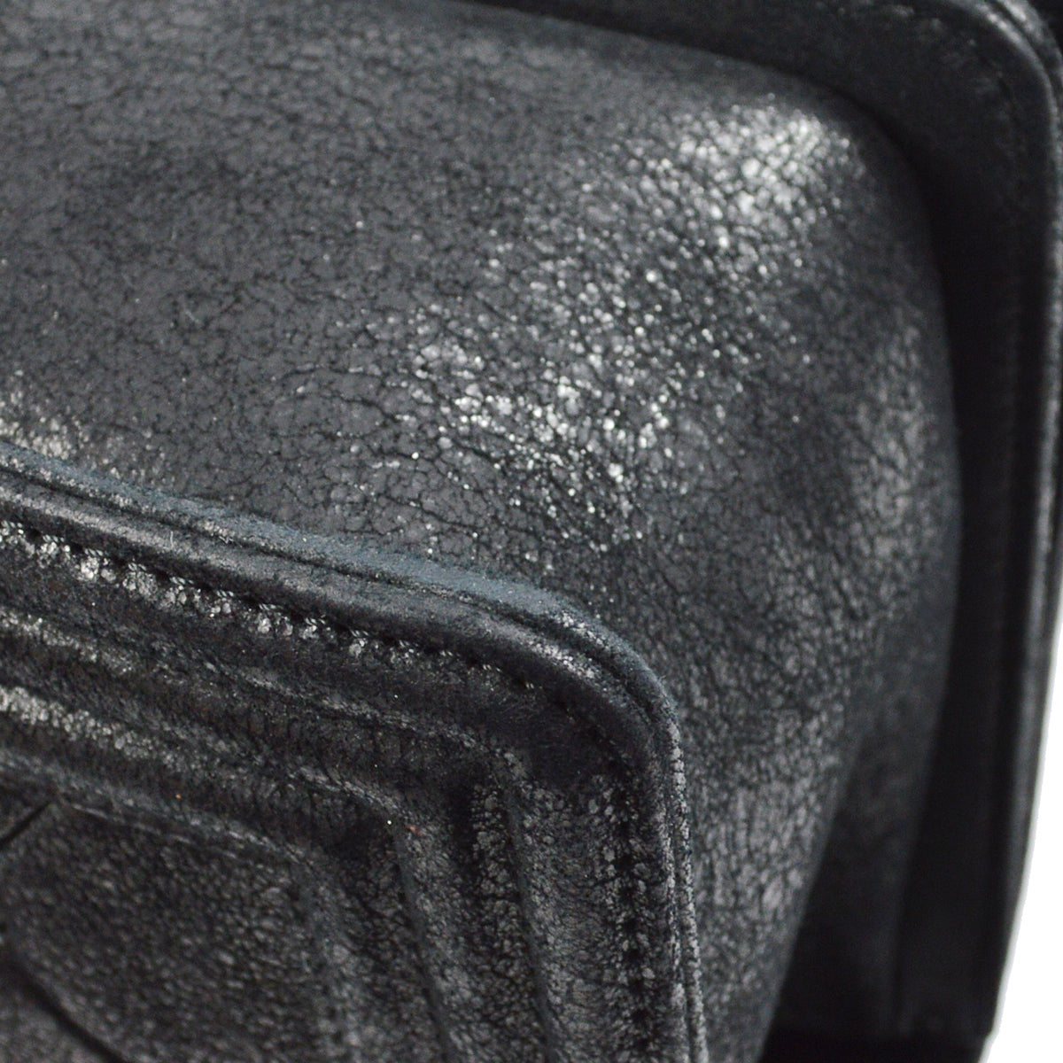 Medium Boy Chanel 2013-2014 Black Medium Double Chain Shoulder Bag