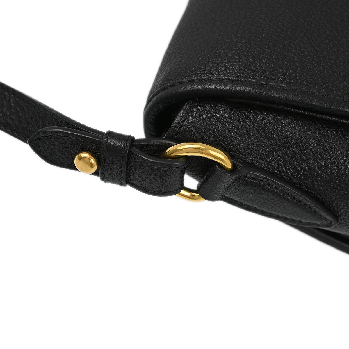 Prada Black Leather Shoulder Bag