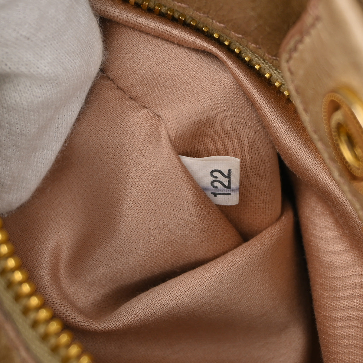 Miu Miu Beige Leather 2way Tote Shoulder Handbag
