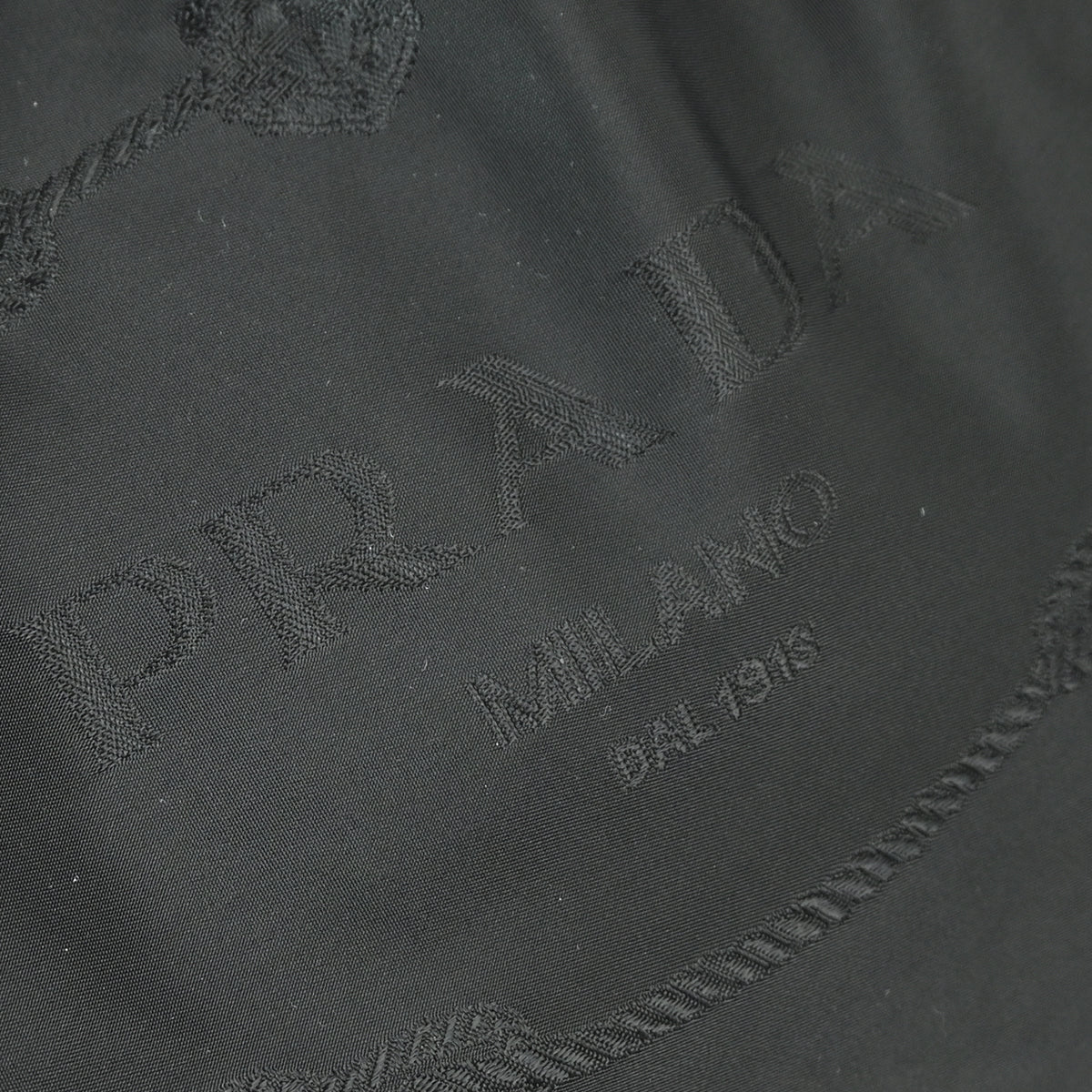 Prada Black Nylon Tote Handbag