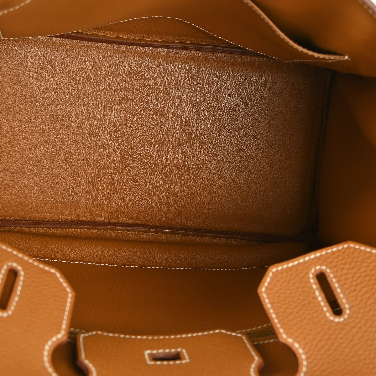 Hermes 2012 Gold Togo Birkin 30 Handbag