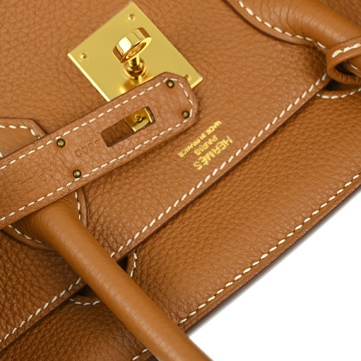 Hermes 2012 Gold Togo Birkin 30 Handbag