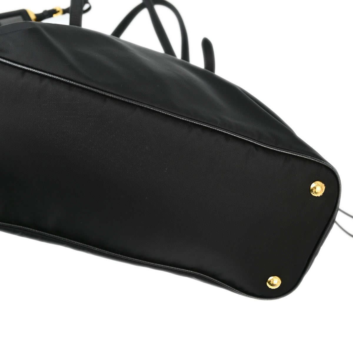 Prada Black Nylon Shoulder Tote Bag