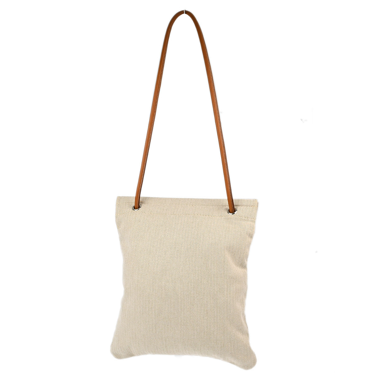 Hermes 2012 Beige Toile Chevrons Aline MM Shoulder Bag