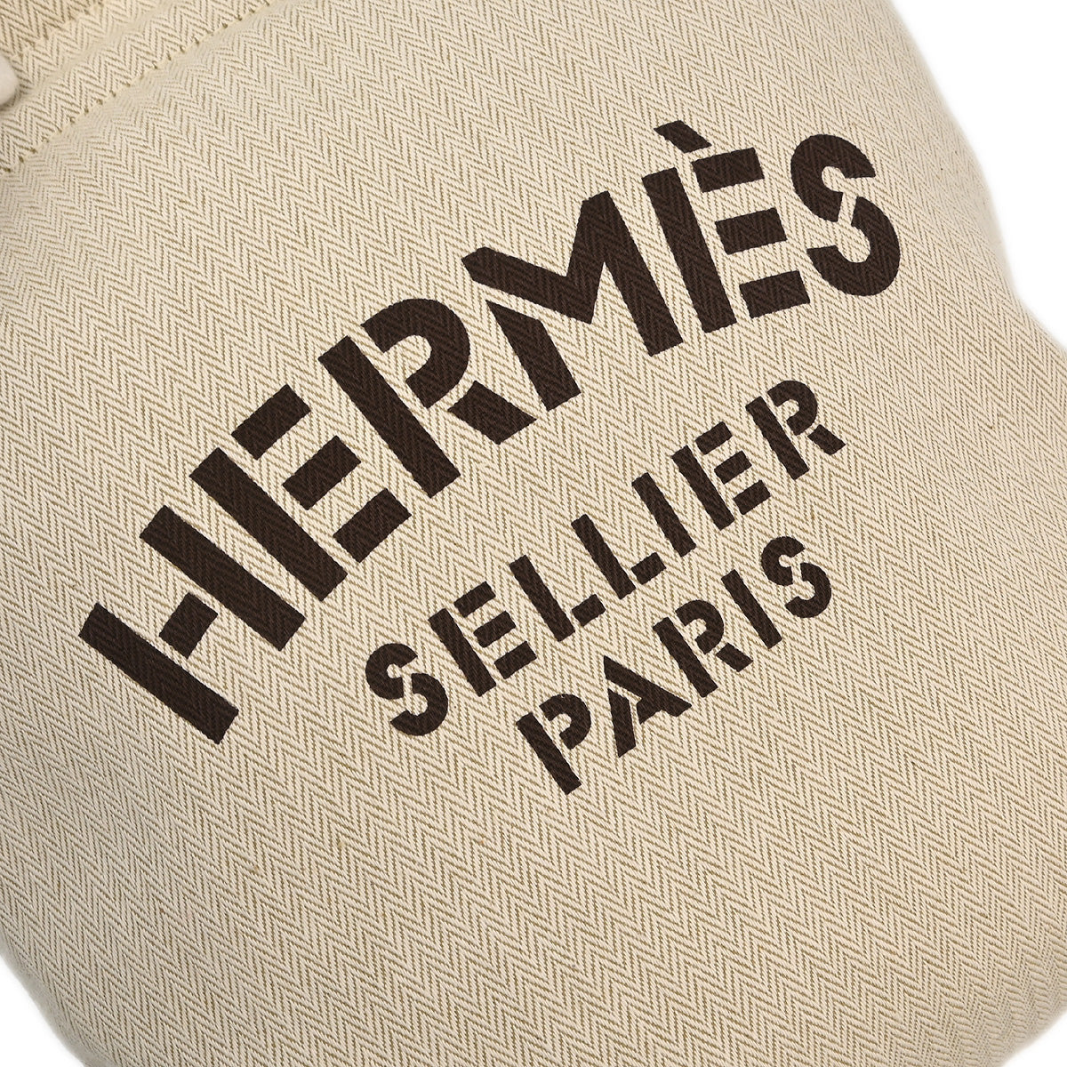 Hermes 2012 Beige Toile Chevrons Aline MM Shoulder Bag