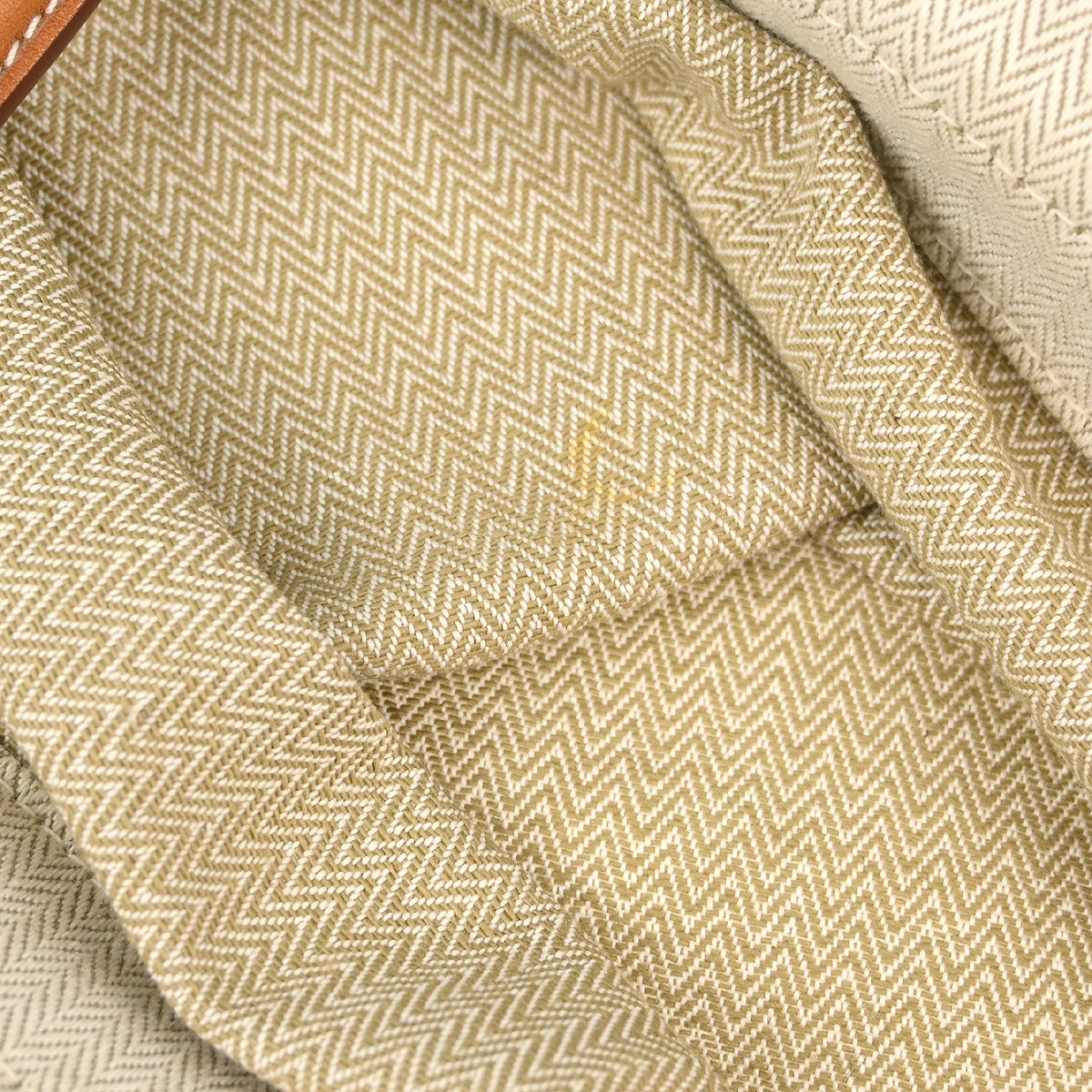 Hermes 2012 Beige Toile Chevrons Aline MM Shoulder Bag