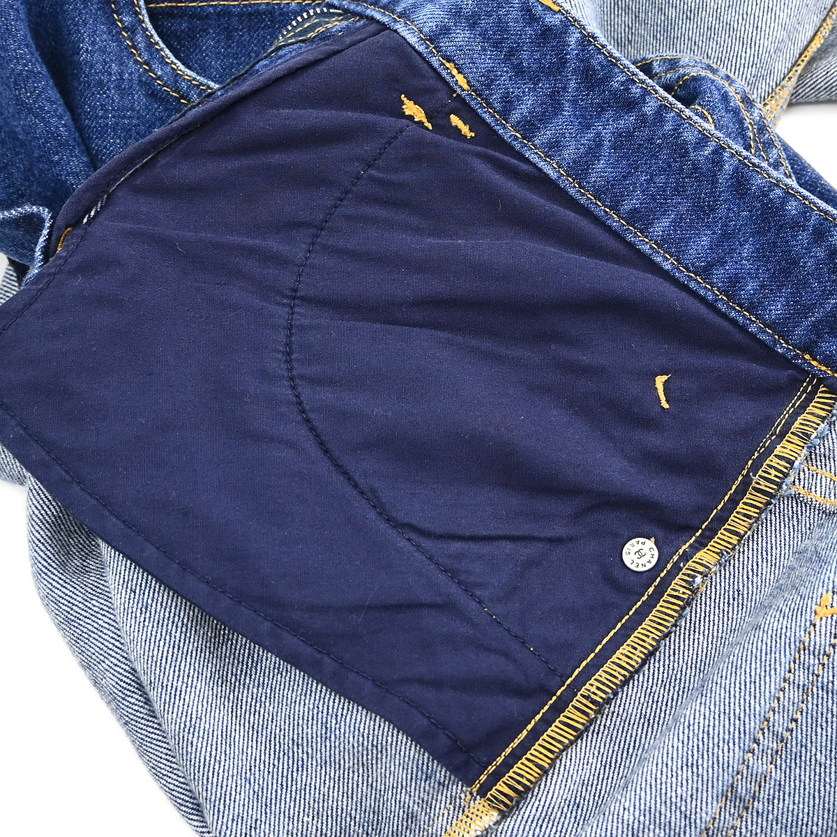 Chanel 2014 Long Denim Pants Blue #36