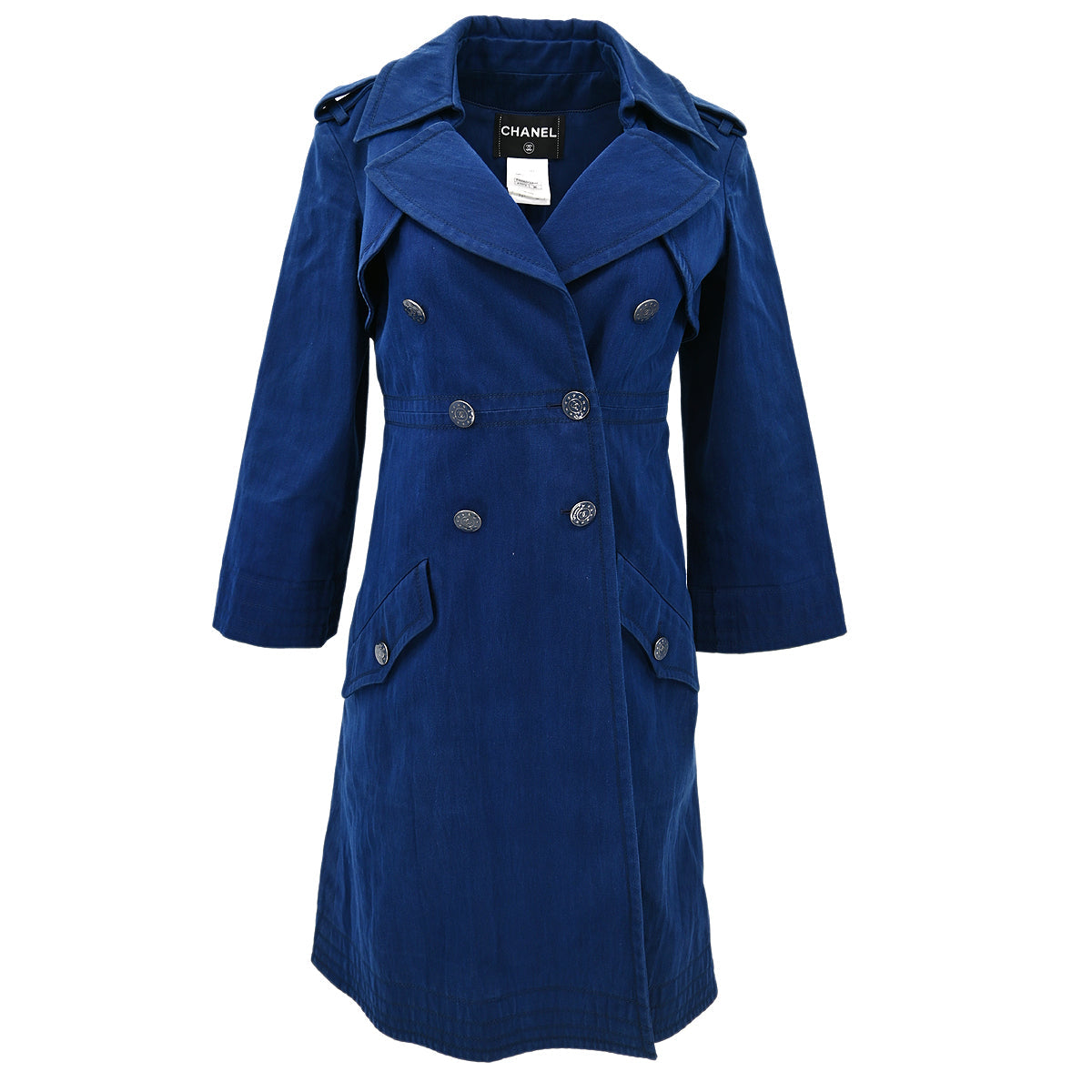 Chanel 2013 Trench Coat Navy #36