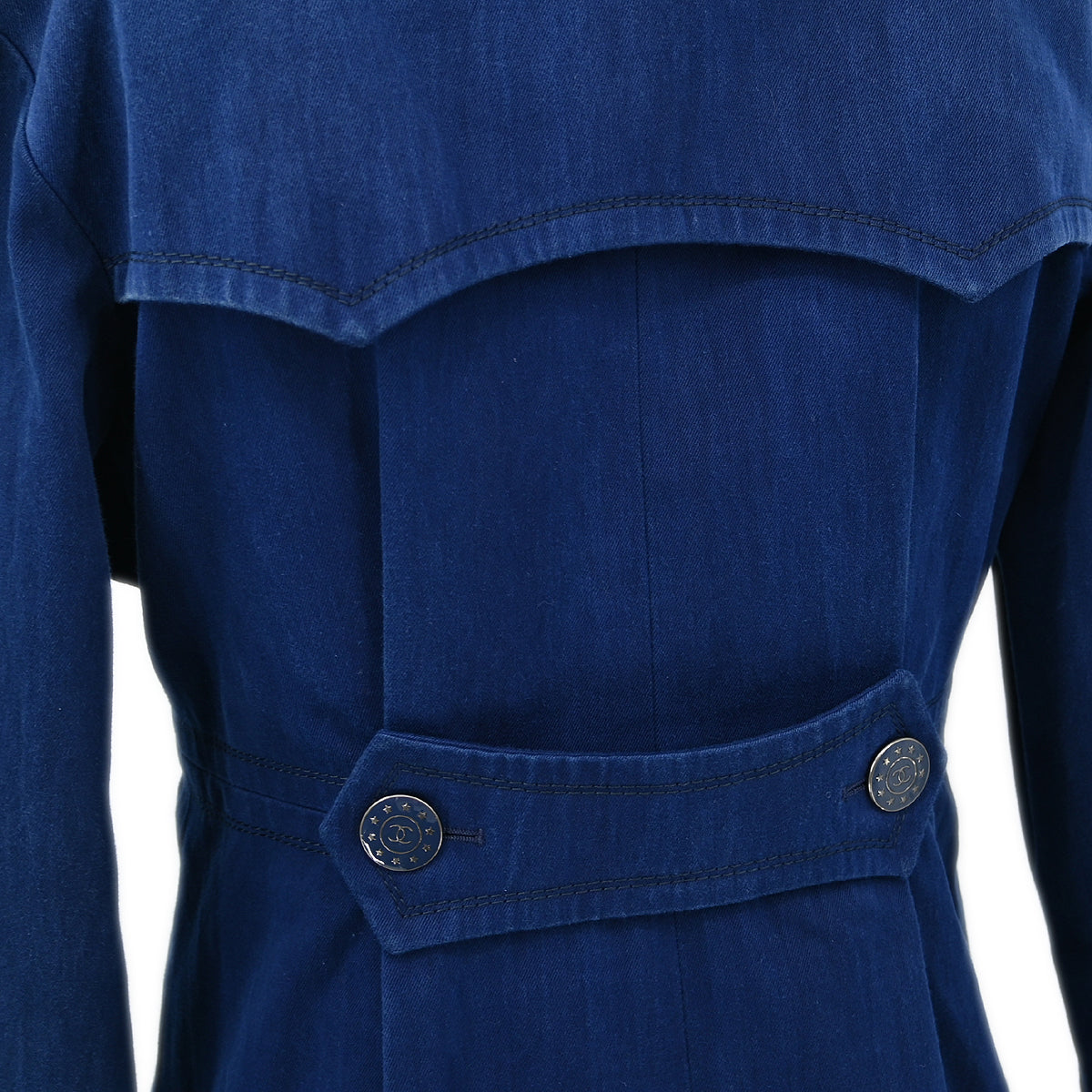 Chanel 2013 Trench Coat Navy #36