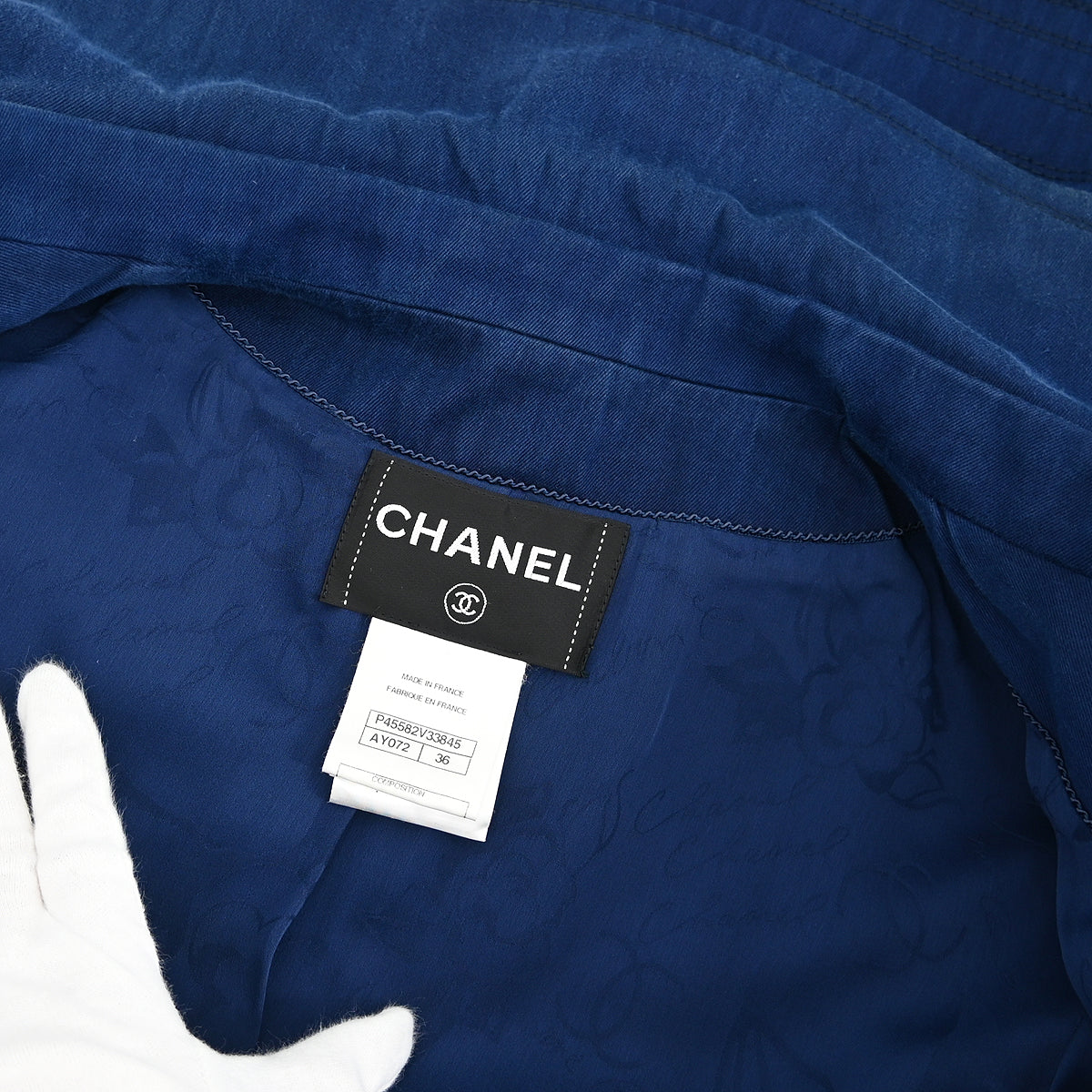 Chanel 2013 Trench Coat Navy #36