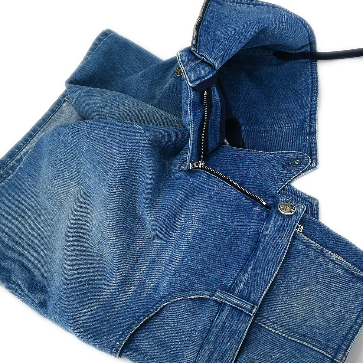 Chanel 2016 Denim Blue Skirt #36